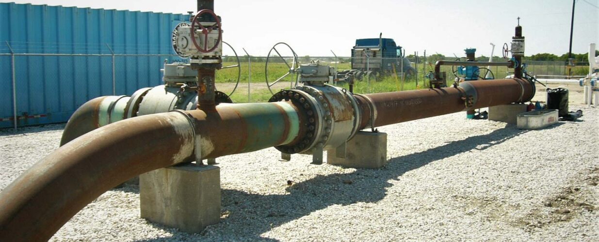 Gas pipeline design services exterior pump unit